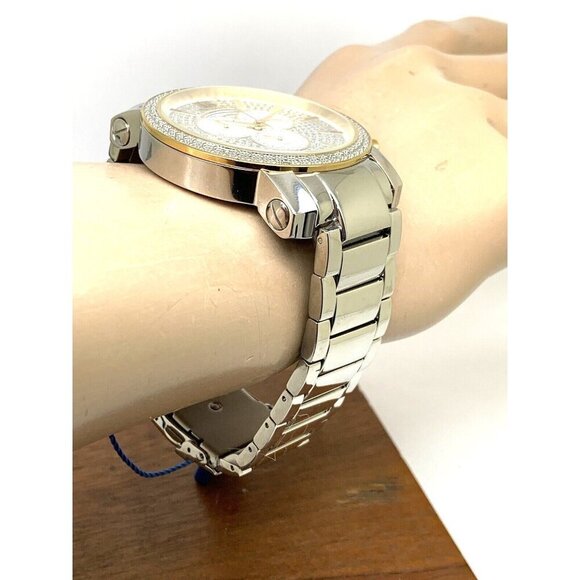 Joshua & Sons Men's Watch JS56 Quartz Chronograph Two Tone Stainless Ste… - Picture 11 of 13